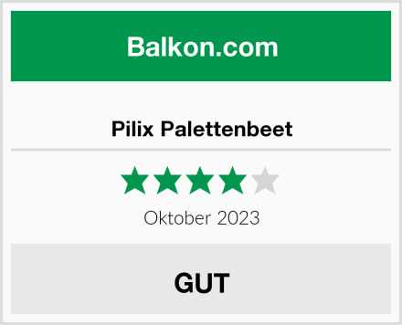  Pilix Palettenbeet Test