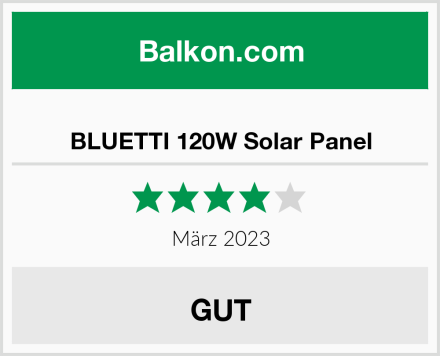  BLUETTI 120W Solar Panel Test