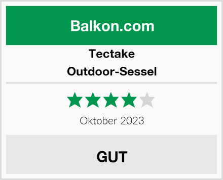 Tectake Outdoor-Sessel Test