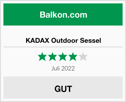  KADAX Outdoor Sessel Test