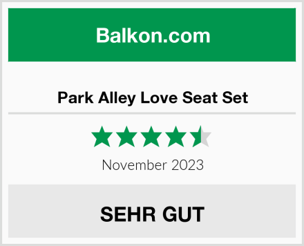  Park Alley Love Seat Set Test