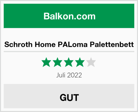  Schroth Home PALoma Palettenbett Test