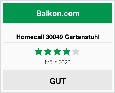  Homecall 30049 Gartenstuhl Test