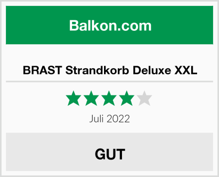  BRAST Strandkorb Deluxe XXL Test