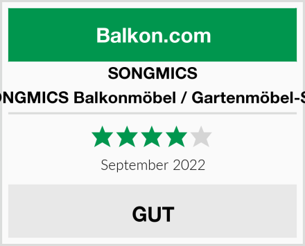 SONGMICS SONGMICS Balkonmöbel / Gartenmöbel-Set Test