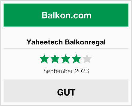  Yaheetech Balkonregal Test