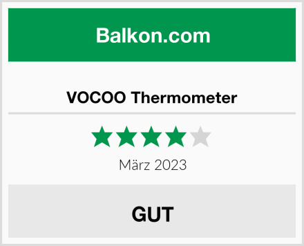  VOCOO Thermometer Test