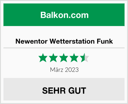  Newentor Wetterstation Funk Test