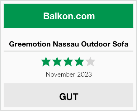  Greemotion Nassau Outdoor Sofa Test