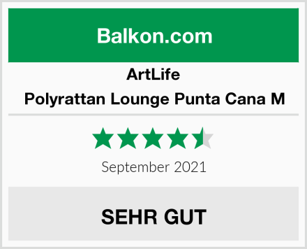 ArtLife Polyrattan Lounge Punta Cana M Test