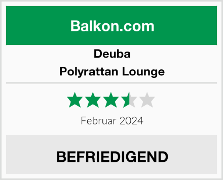 Deuba Polyrattan Lounge Test