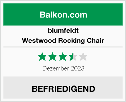 blumfeldt Westwood Rocking Chair Test