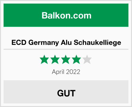 ECD Germany Alu Schaukelliege Test
