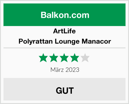 ArtLife Polyrattan Lounge Manacor Test