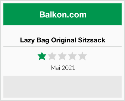  Lazy Bag Original Sitzsack Test