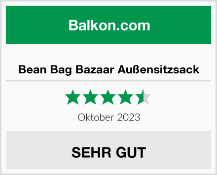  Bean Bag Bazaar Außensitzsack Test