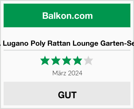  SVITA Lugano Poly Rattan Lounge Garten-Set XXL Test