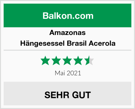 Amazonas Hängesessel Brasil Acerola Test