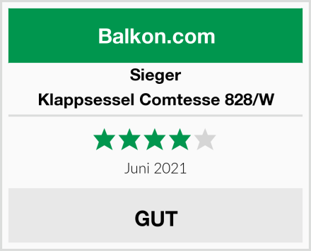 Sieger Klappsessel Comtesse 828/W Test