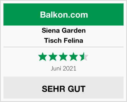 Siena Garden Tisch Felina Test