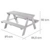  roba Picknick for 4 Kinder Outdoor Sitzgruppe