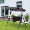 Outsunny Rattan Hollywoodschaukel 2-Sitzer